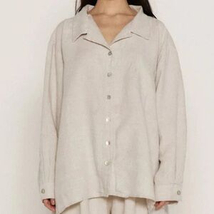 NWT Boheme The Oxford Shirt / Shorts Set (S/M) OAT